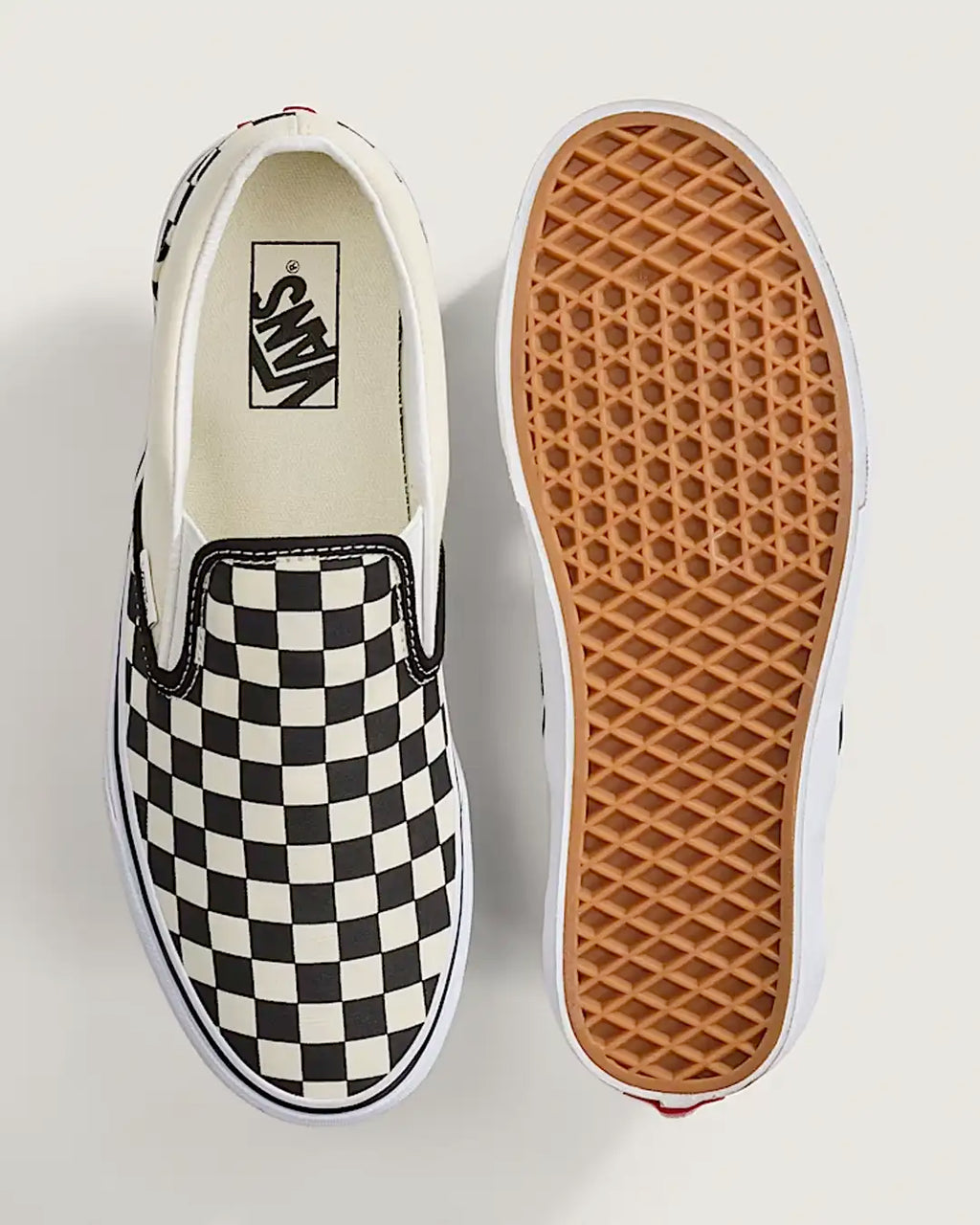 Classic Slip-On Shoes - Checkerboard
