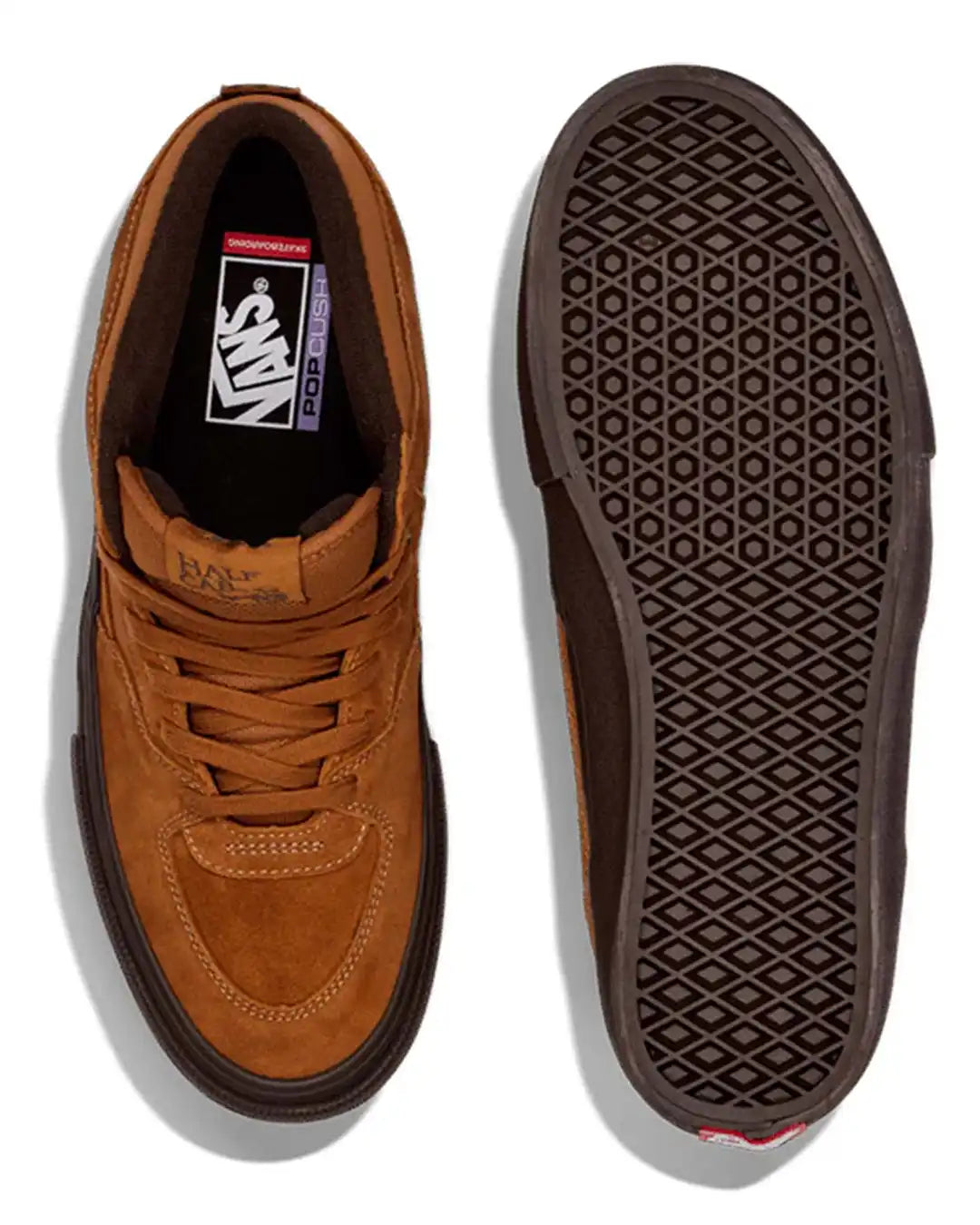 Skate Half Cab Shoes - Golden Brown/Gum