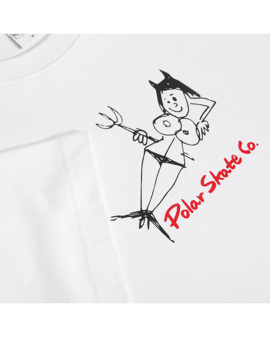 T-Shirt Devil Woman - White