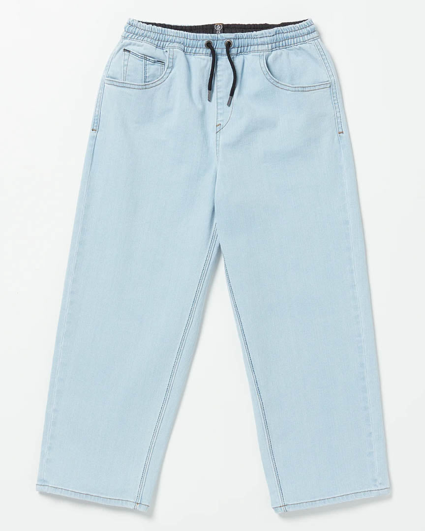 Big Kids Freazy Loose Ew Denim Pants - Allover Stone Light