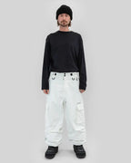 Cargo 2L Snow Pants - White