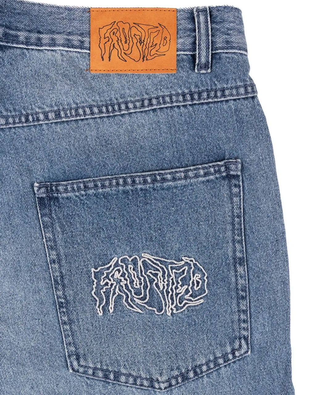 Jeans Wavy Classic Baggy - Whisker Blue par FROSTED – vue 3
