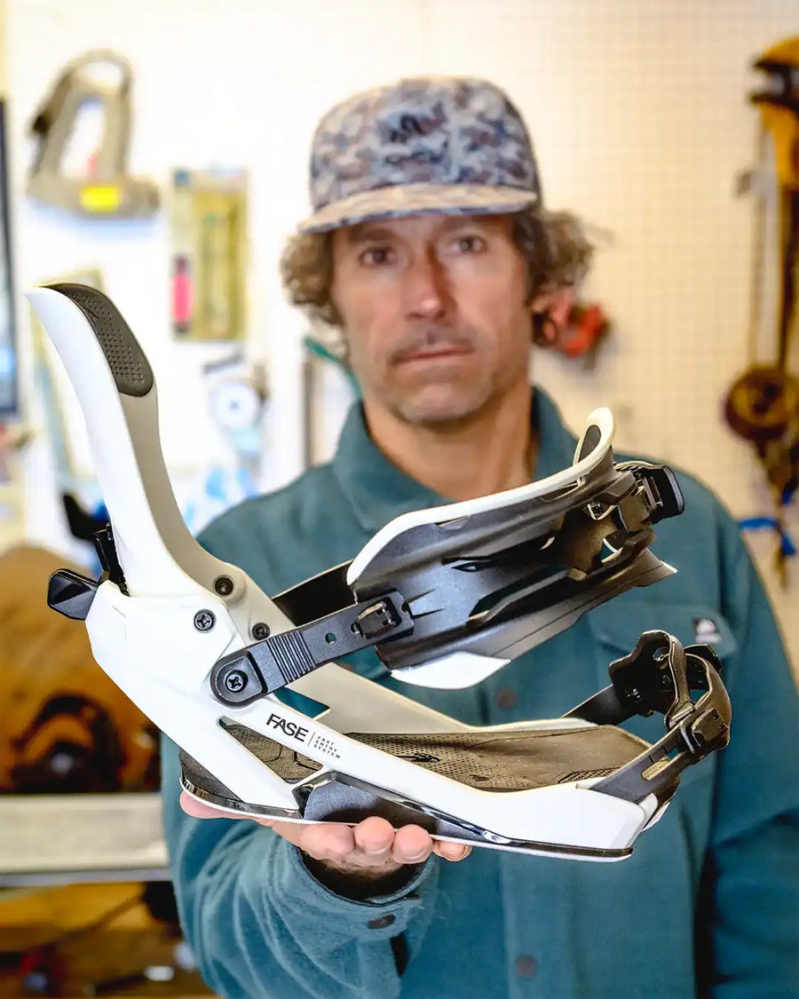 Mercury Fase Snowboard Bindings - Cloud White 2026