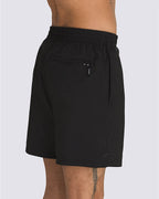 Short Primary Solid Elastic - Black