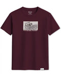 Smell The Roses T-Shirt - Burgundy