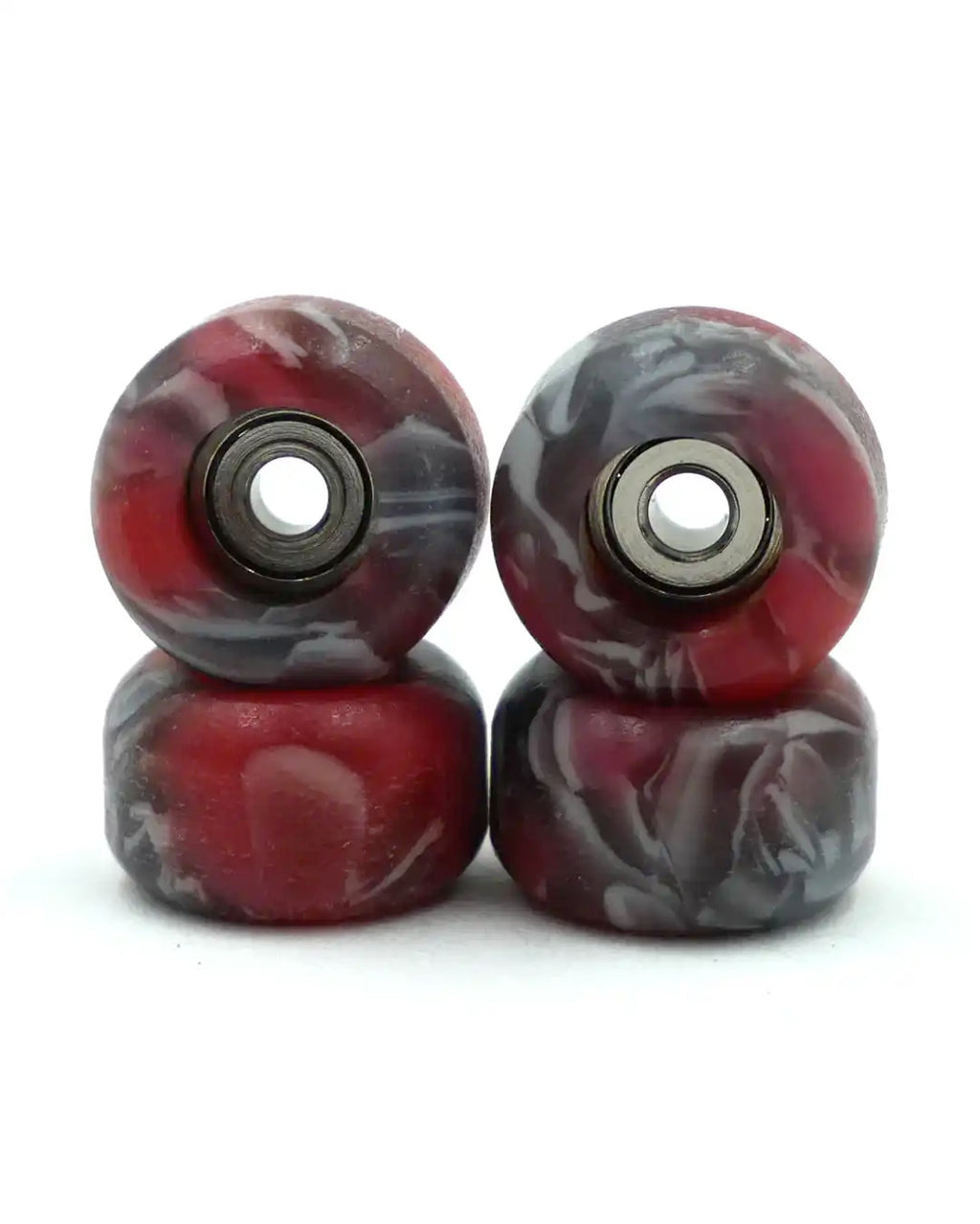 Fingerboard Swirl Grom Wheels 4Pk - Red
