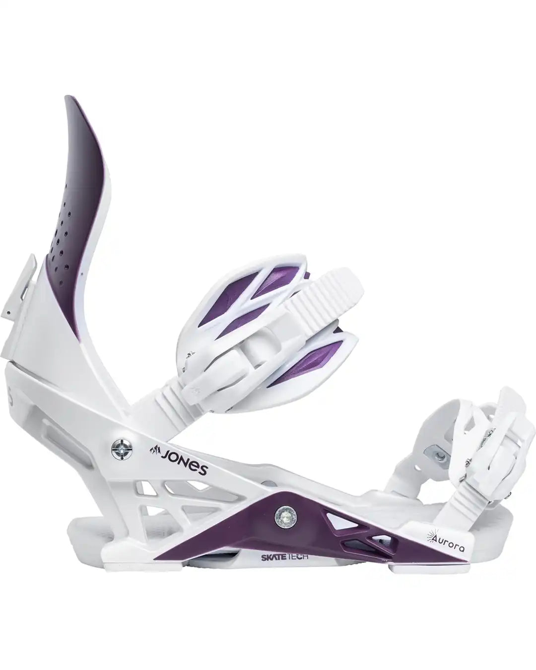 Aurora Womens Snowboard Bindings - Deep Purple/White 2026