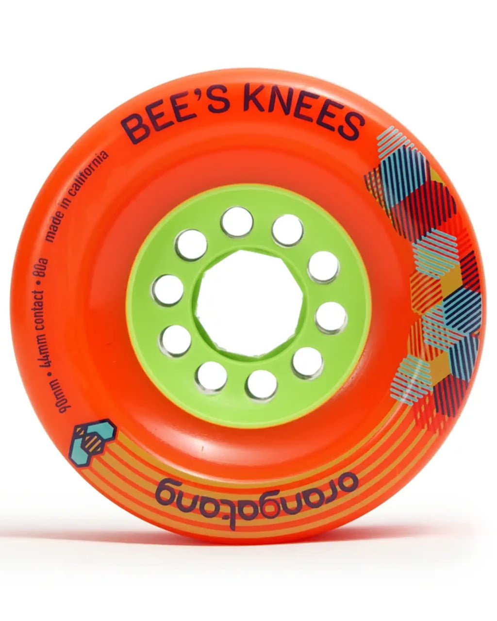 Roues De Longboard Bees Knees - Orange par ORANGATANG – vue 3