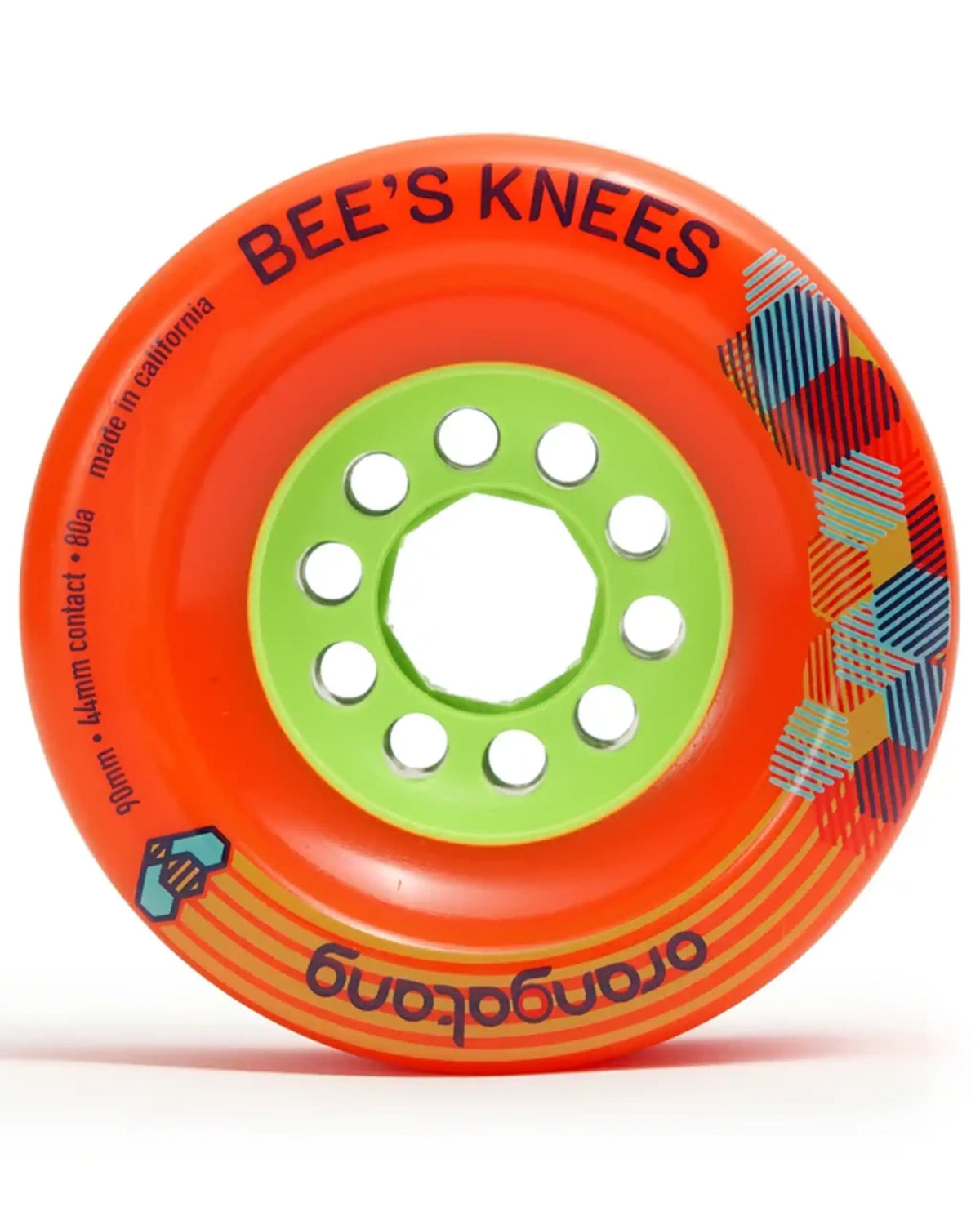 Roues De Longboard Bees Knees - Orange par ORANGATANG – vue 3