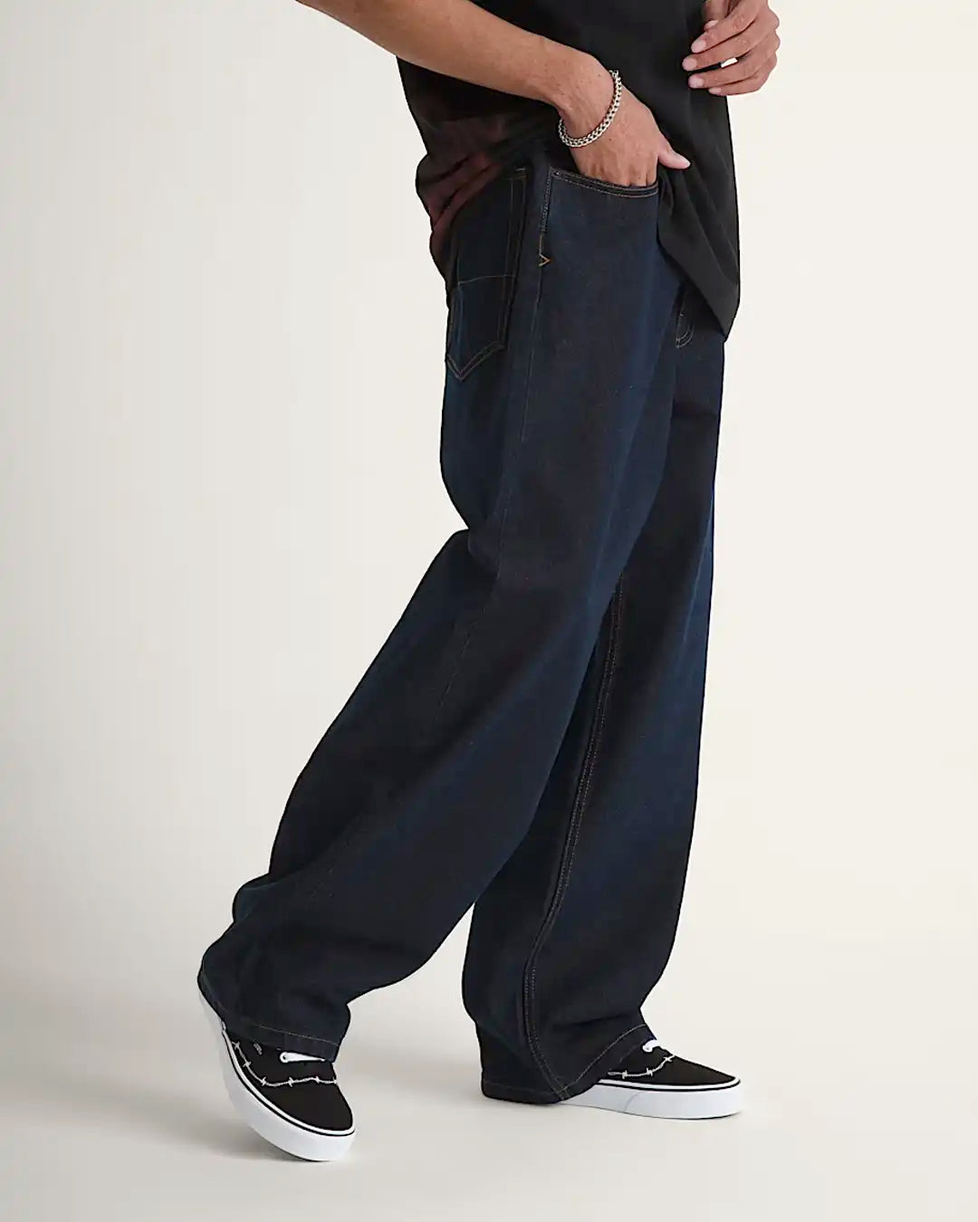 Jeans Check-5 Baggy Denim - Dark Rinse