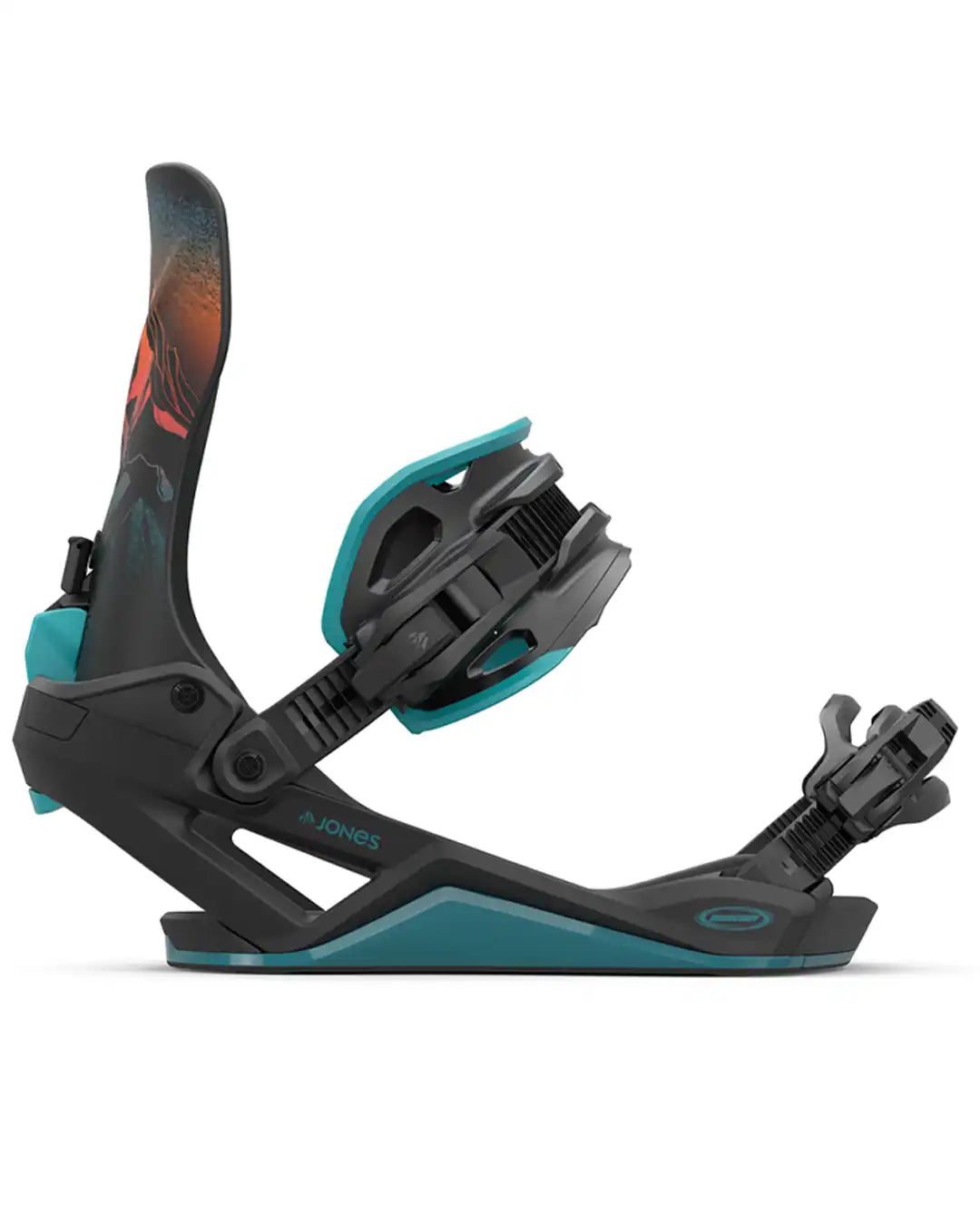 Mercury Fase Snowboard Bindings - Blue Art 2026