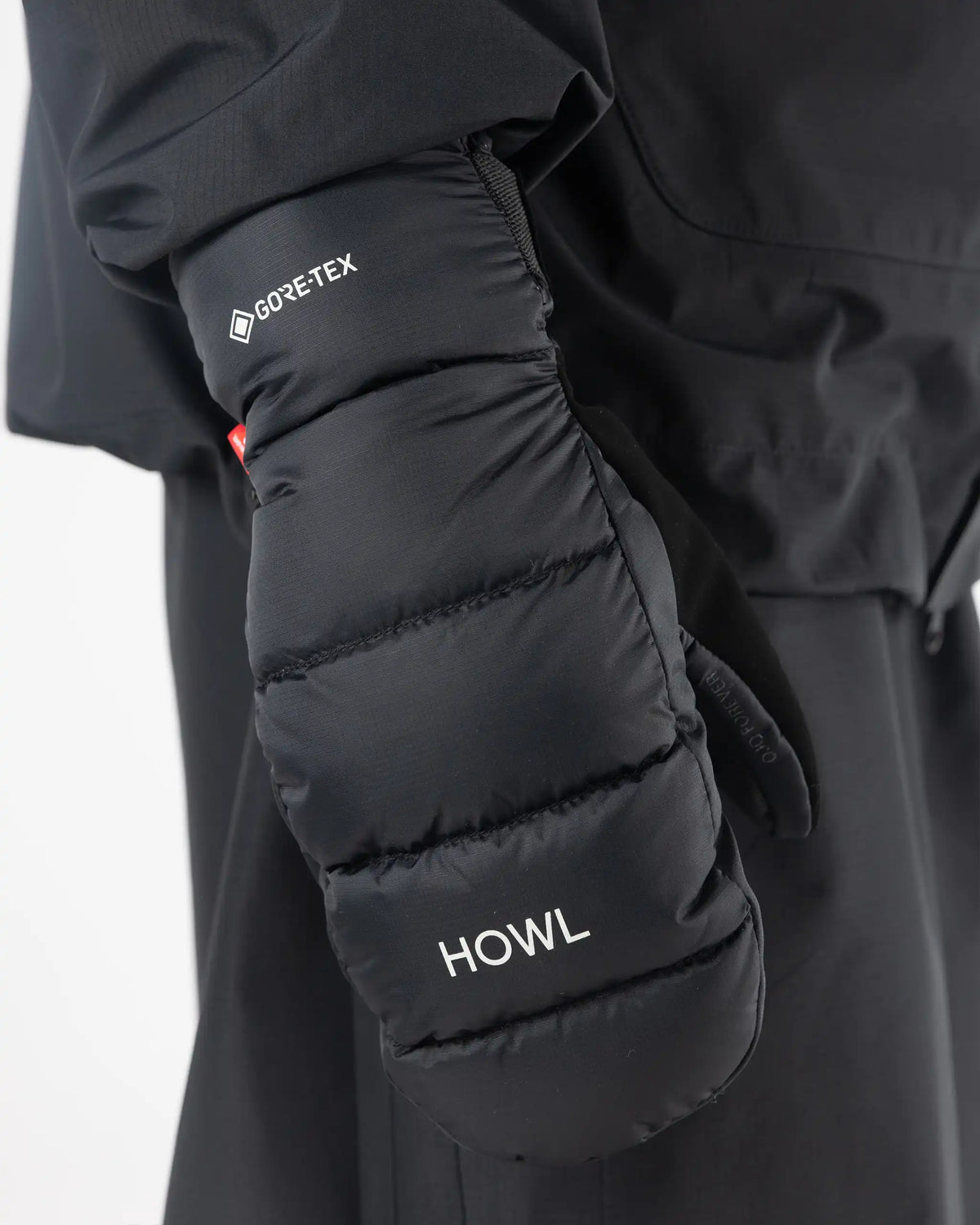 HOWL Down Gore-Tex Mitt - Black Gloves and Mitts – view 2
