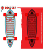 Longboard Complet Decoder Wave Pintail 