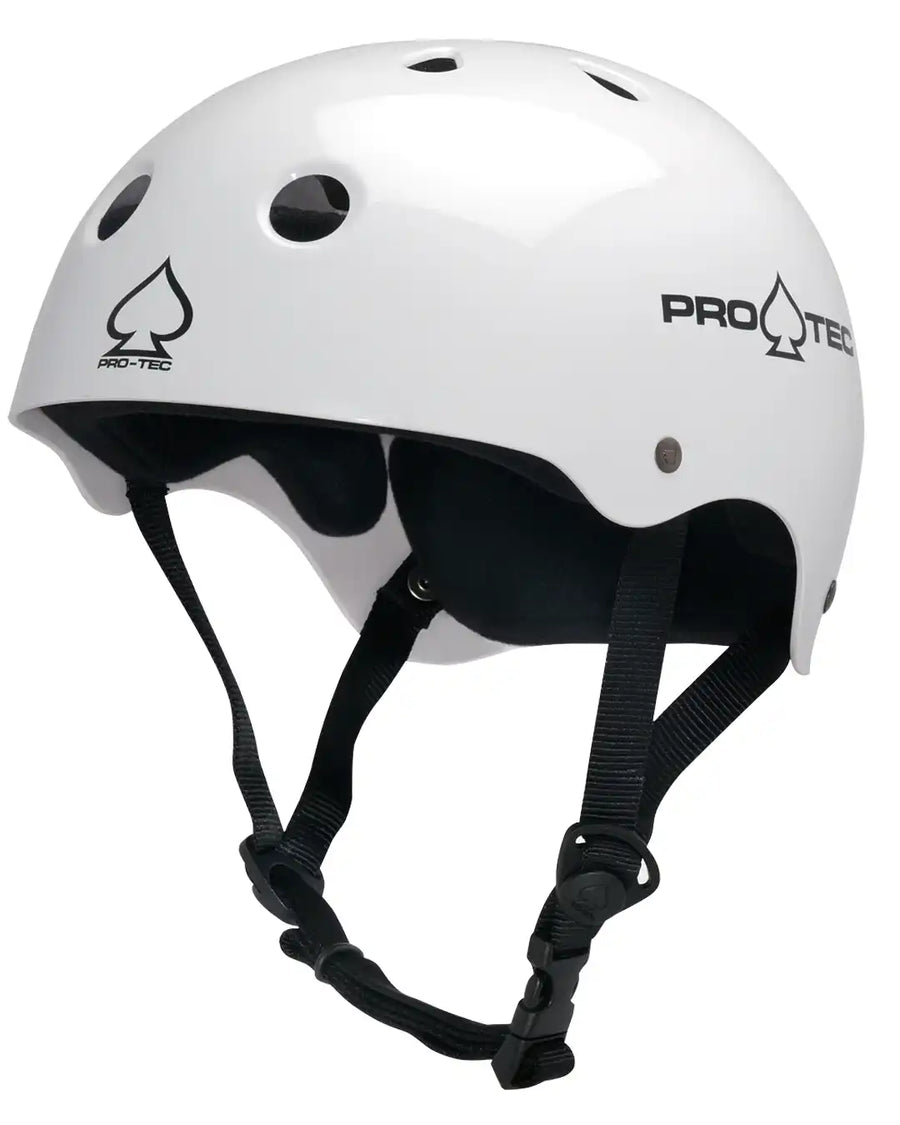 Classic Skate Helmet - Gloss White