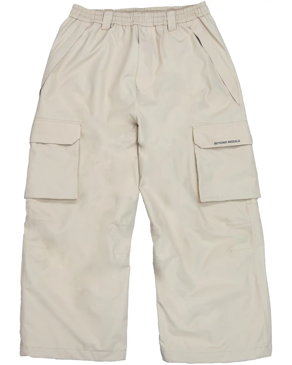 BEYOND MEDALS Park Cargo 2L Snow Pants - Beige