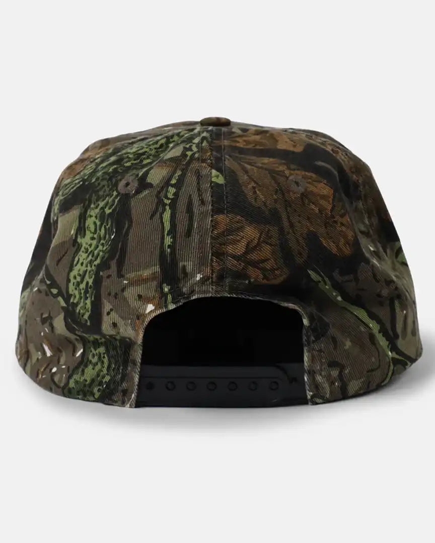 Casquette Flame Distressed Snapback - Camo