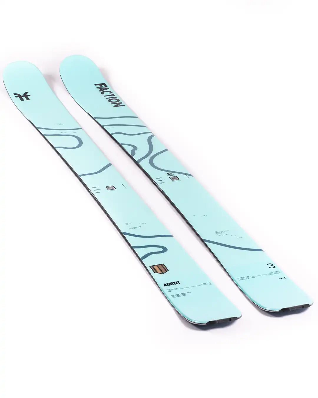 Skis Agent 3 - Ice Bleu 2026