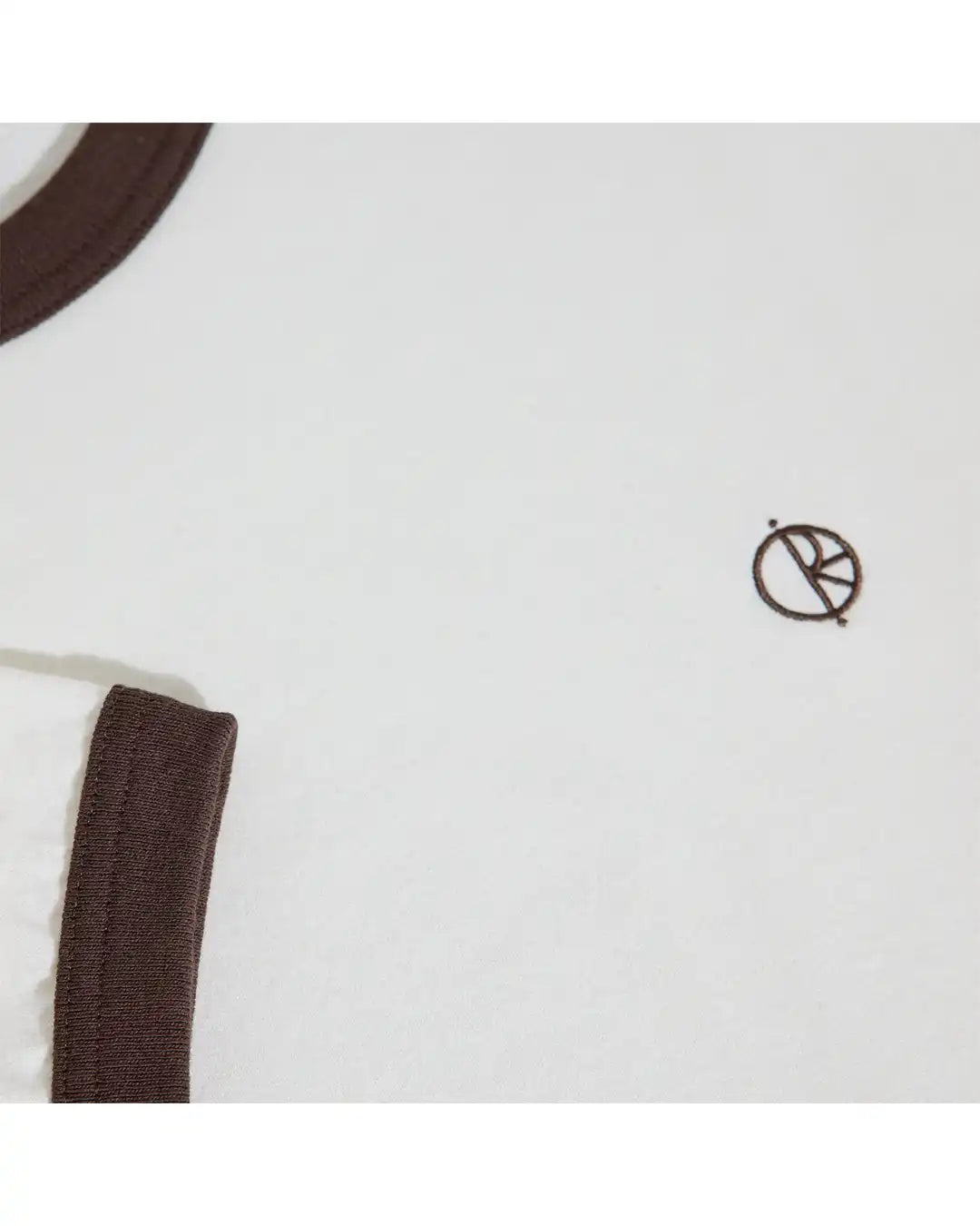 Ringer T-Shirt - Ivory/Chocolate