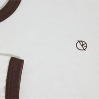 Ringer T-Shirt - Ivory/Chocolate