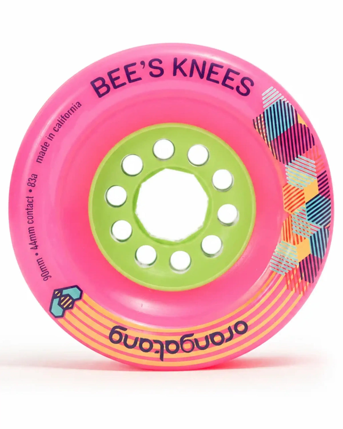 Roues De Longboard Bees Knees - Pink par ORANGATANG – vue 3