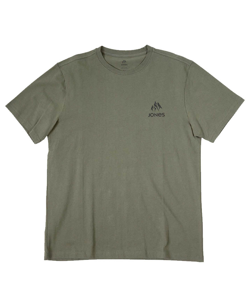 T-shirt Truckee Back Print Ss - Pine Green