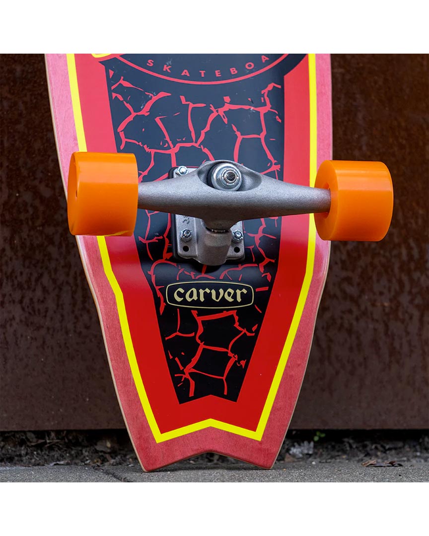 Carver Flame Dot Shark Complete Cruiser Skateboard