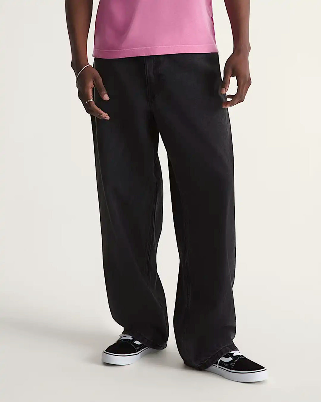 Jeans Check-5 Baggy Denim - Black