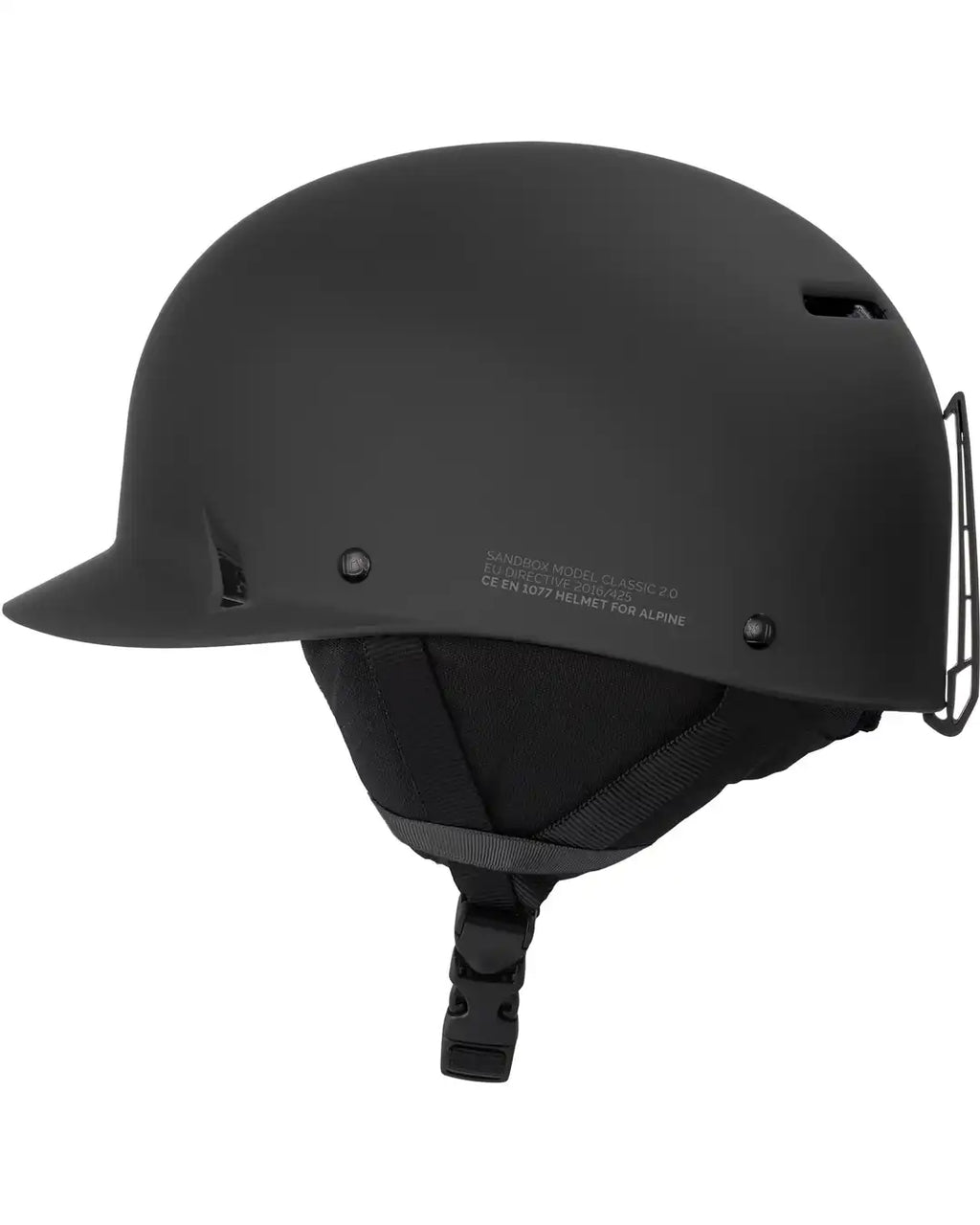 Casque d'hiver Casque Hiver Classic 2.0 Snow - Black par SANDBOX – vue 3