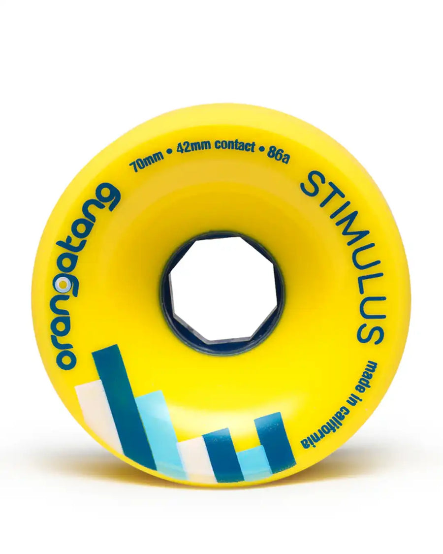 Stimulus Longboard Wheels - Yellow