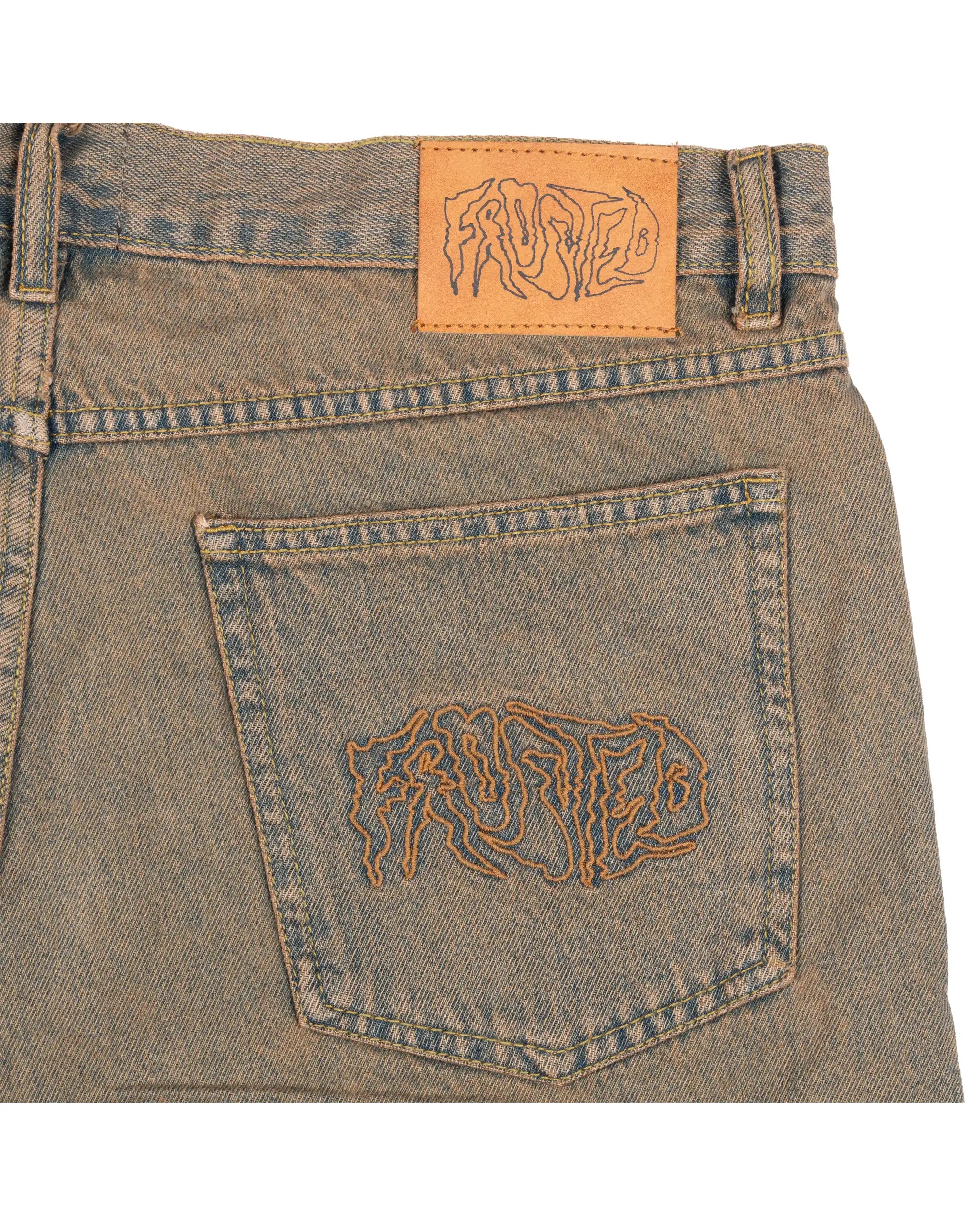 Short Wavy Baggy - Faded Khaki par FROSTED – vue 3