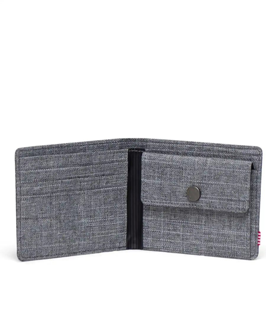 Roy Coin Wallet - Raven Crosshatch