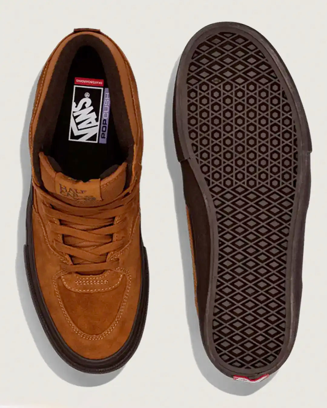 Skate Half Cab Shoes - Golden Brown/Gum