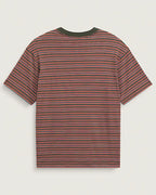 T-Shirt Cameron Stripe Knit - Obsidian Fern