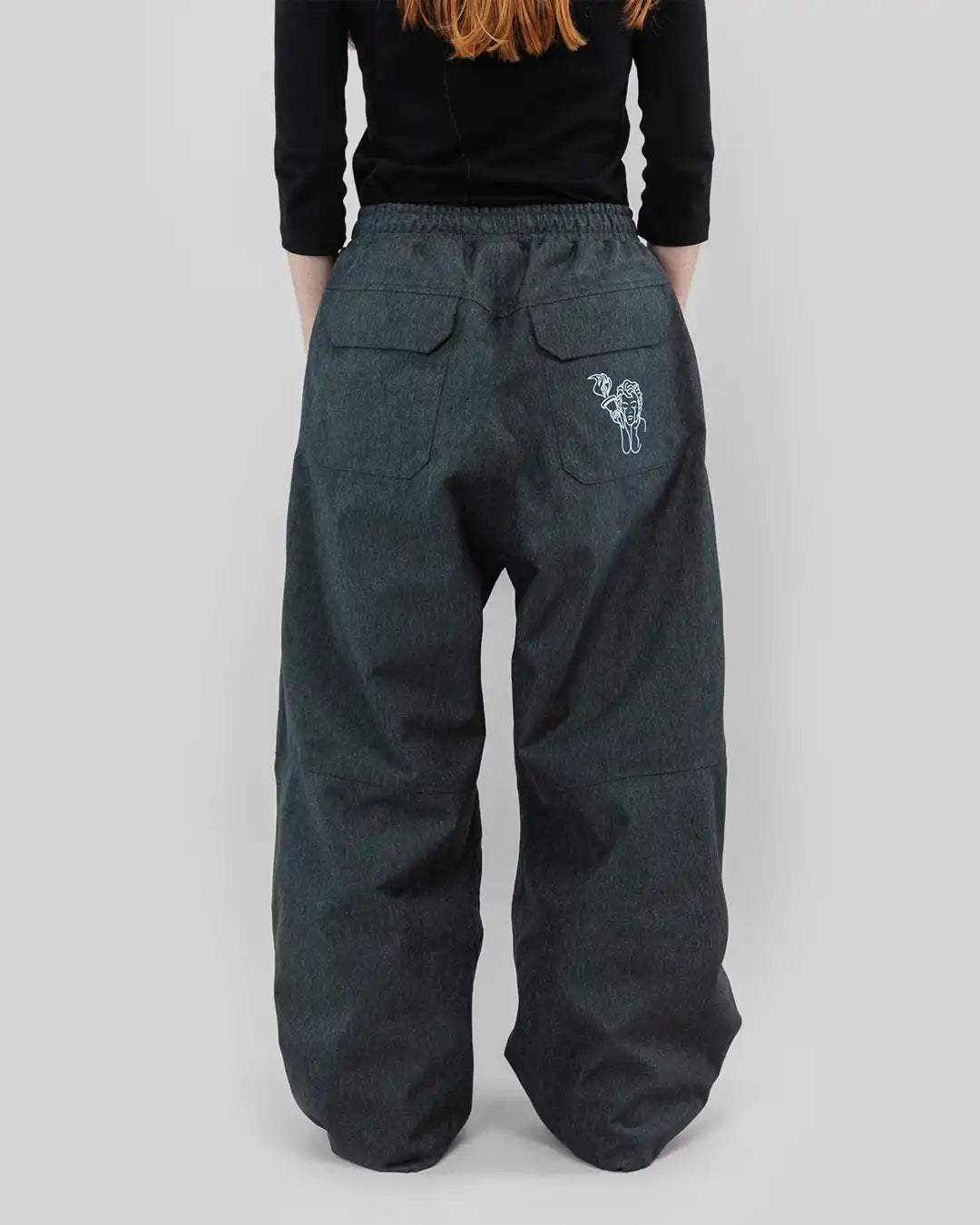 Park Snow Pants - Dark Grey Denim