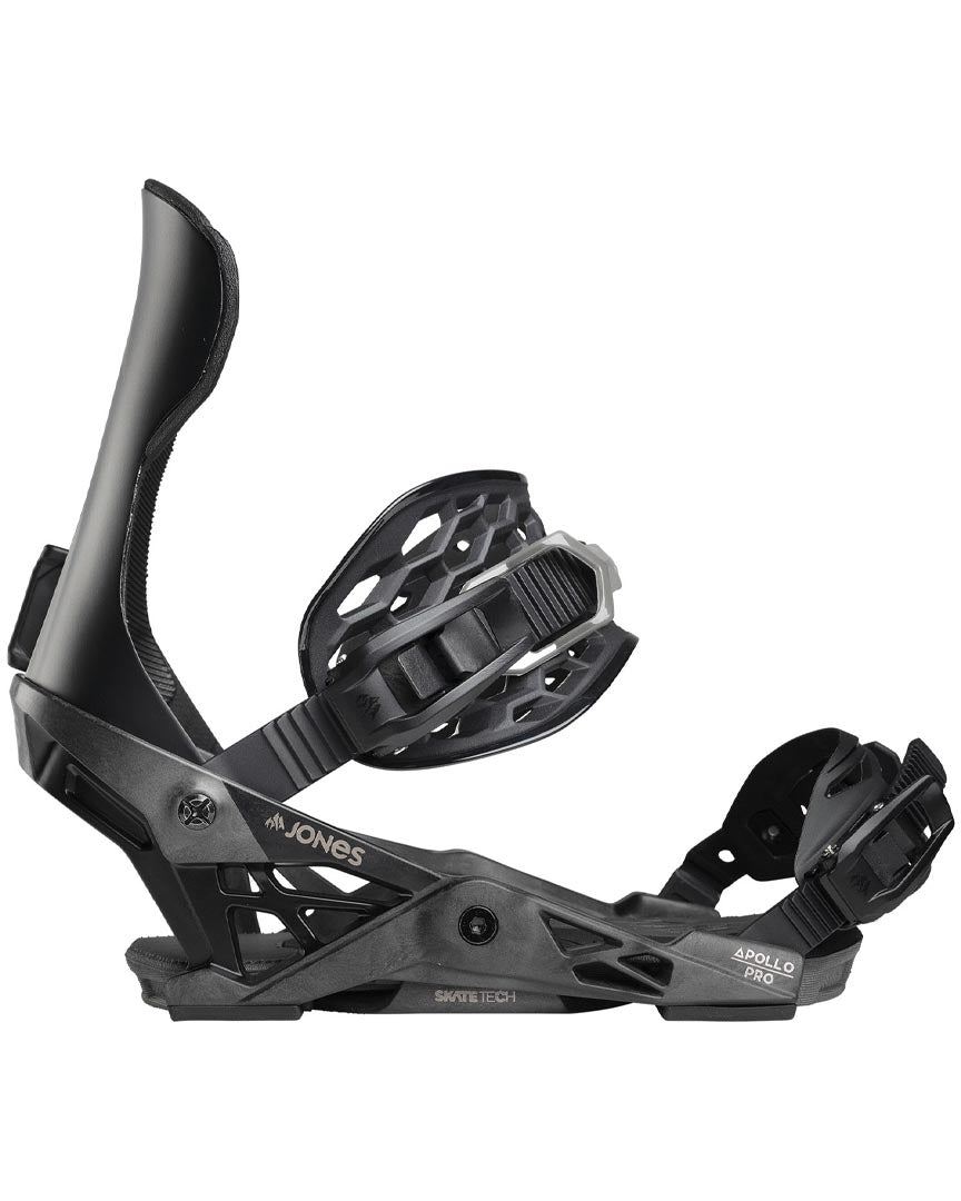 Apollo Pro Snowboard Bindings - Stealth Black 2027