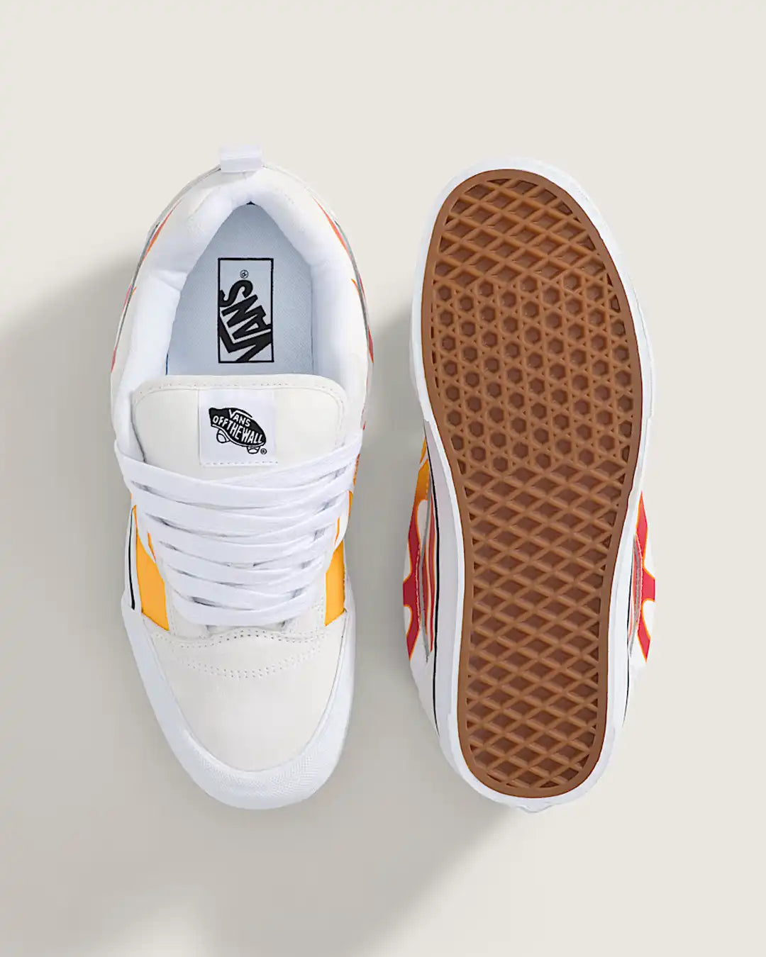 Souliers Knu Skool - Flame Cream