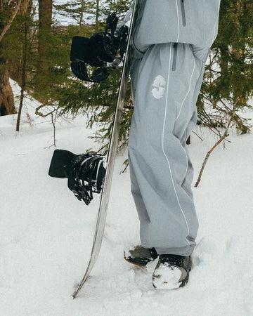 Insulated Track Snow Pants - Cool Grey