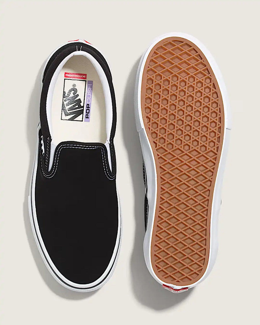 Skate Slip-On Shoes - Black/White