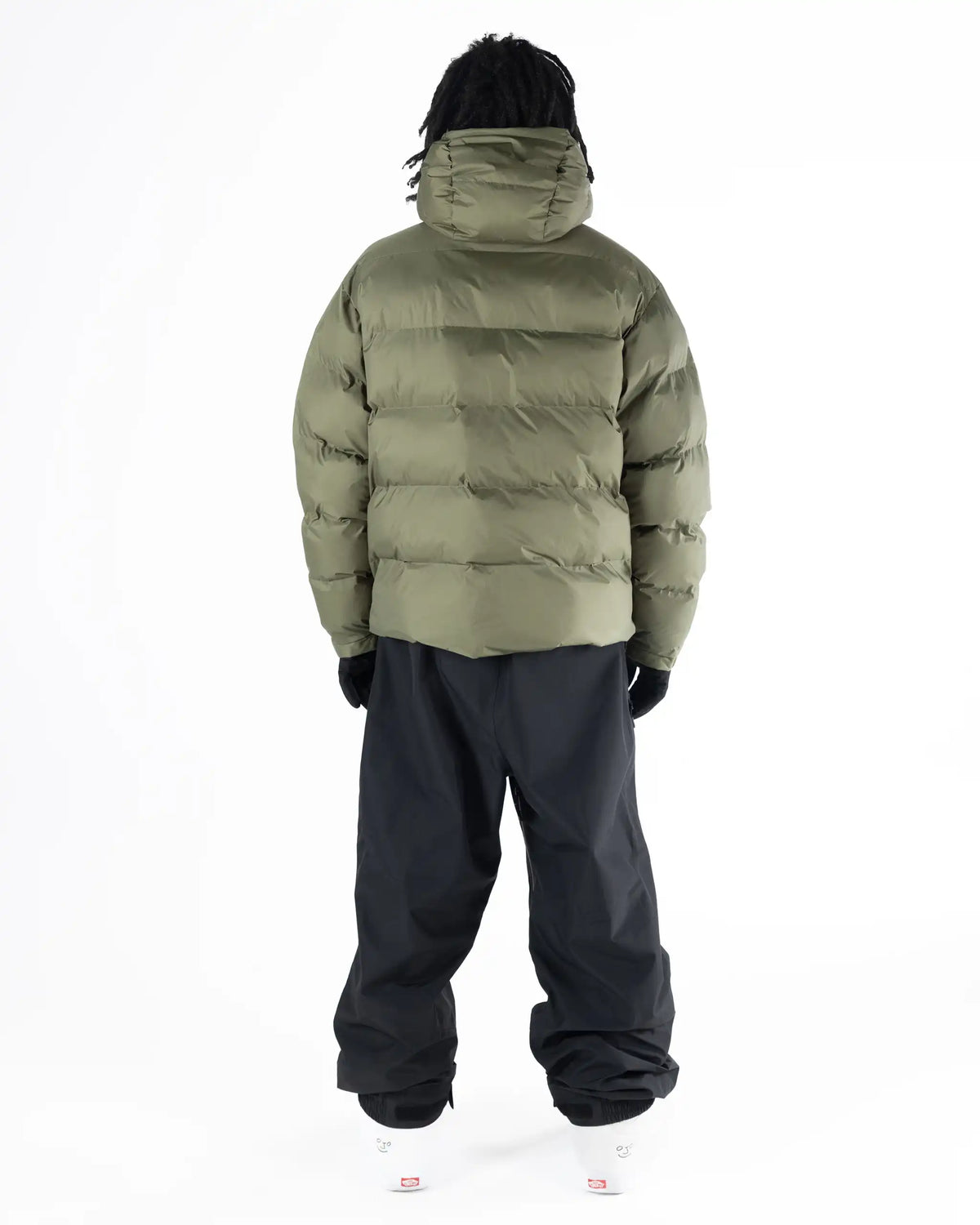 HOWL Puffy Winter Jacket - Army – view 4