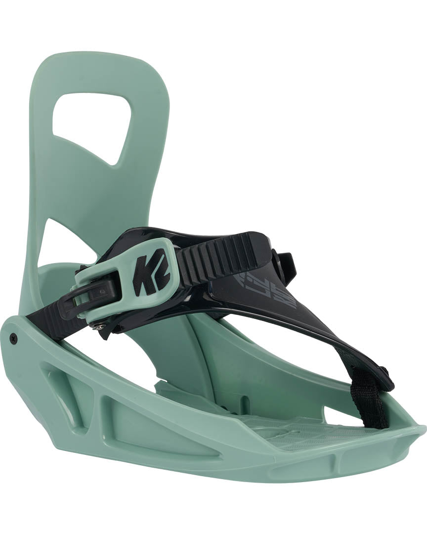 Lil Kat Youth Snowboard Bindings - Jade 2025