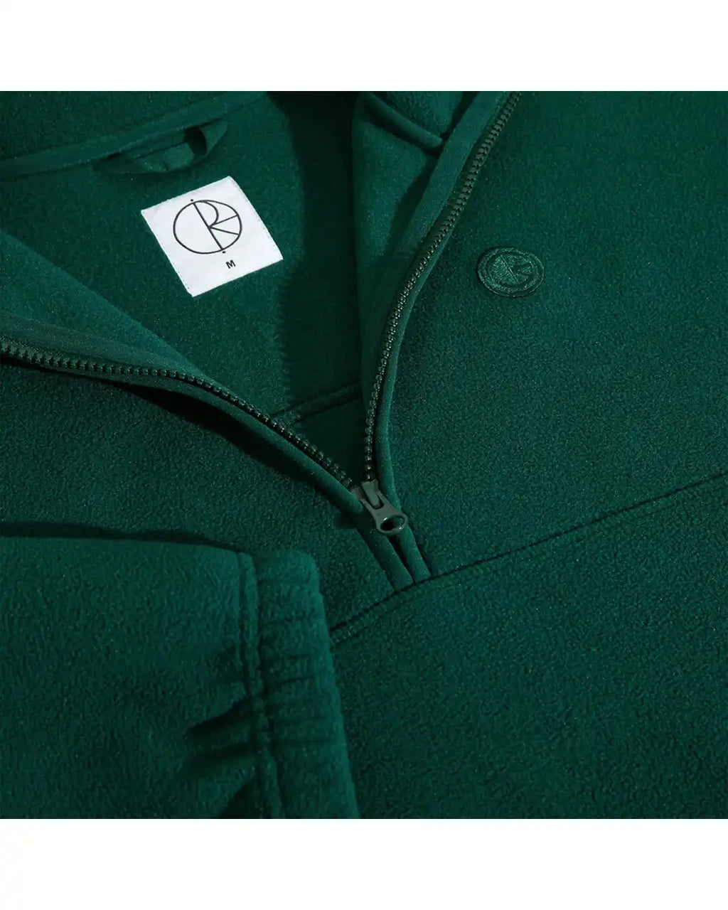 Cotton Ouaté Ivan Half Zip - Dark Emerald