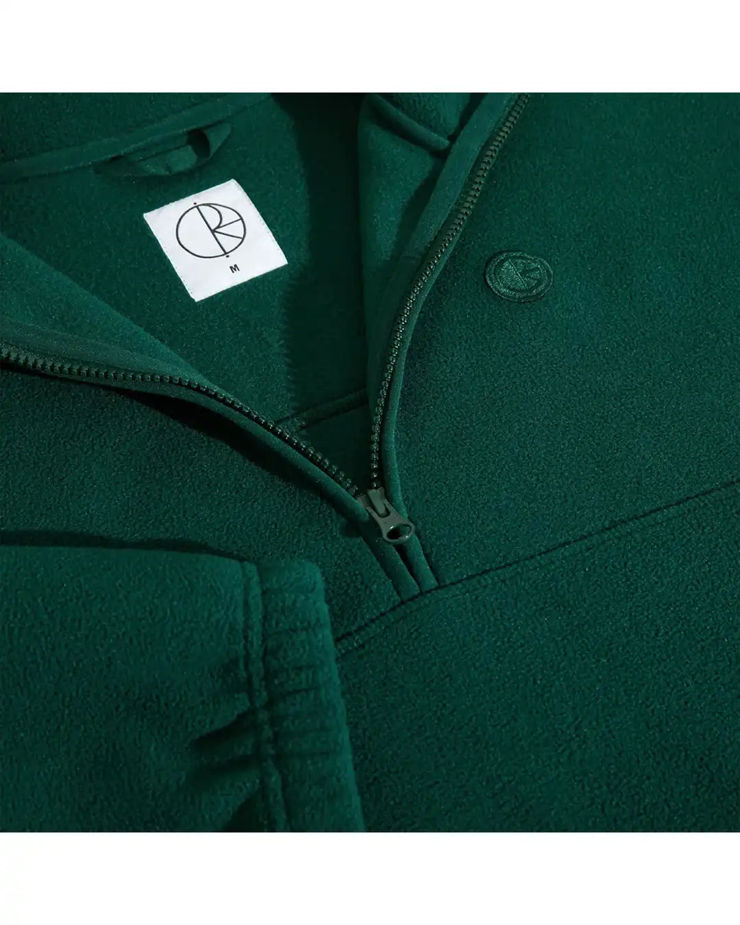 Cotton Ouaté Ivan Half Zip - Dark Emerald