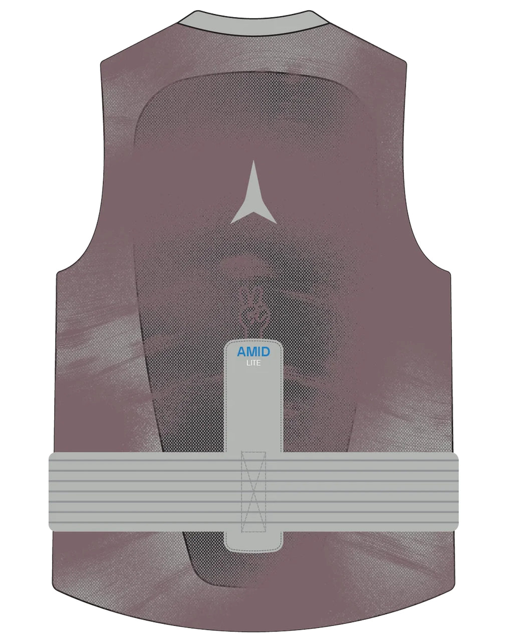 Protection corporelle Protection dorsale Live Shield Amid Lite Vest - Graphic/Concrete par ATOMIC – vue 2