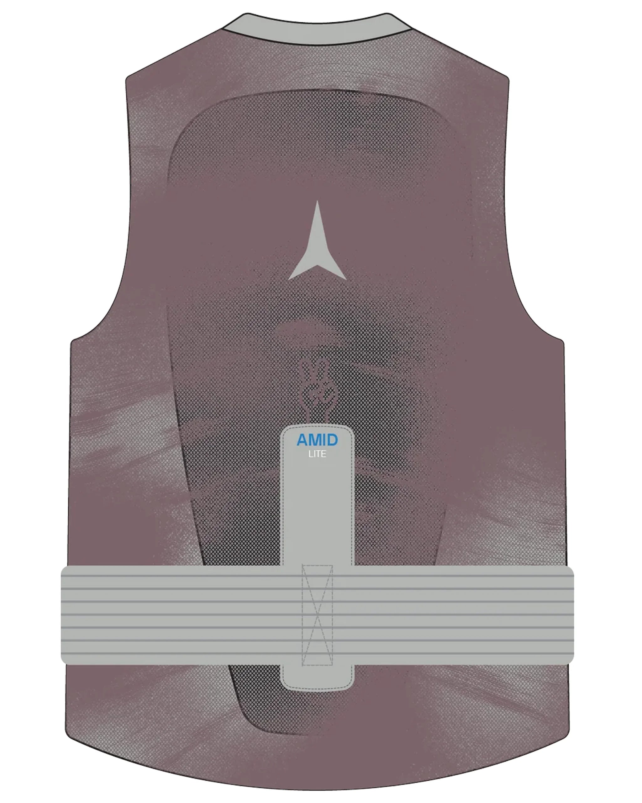 Protection corporelle Protection dorsale Live Shield Amid Lite Vest - Graphic/Concrete par ATOMIC – vue 2