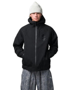 SOUVENIR Insulated Track Jacket Winter Jacket - Black – view 3