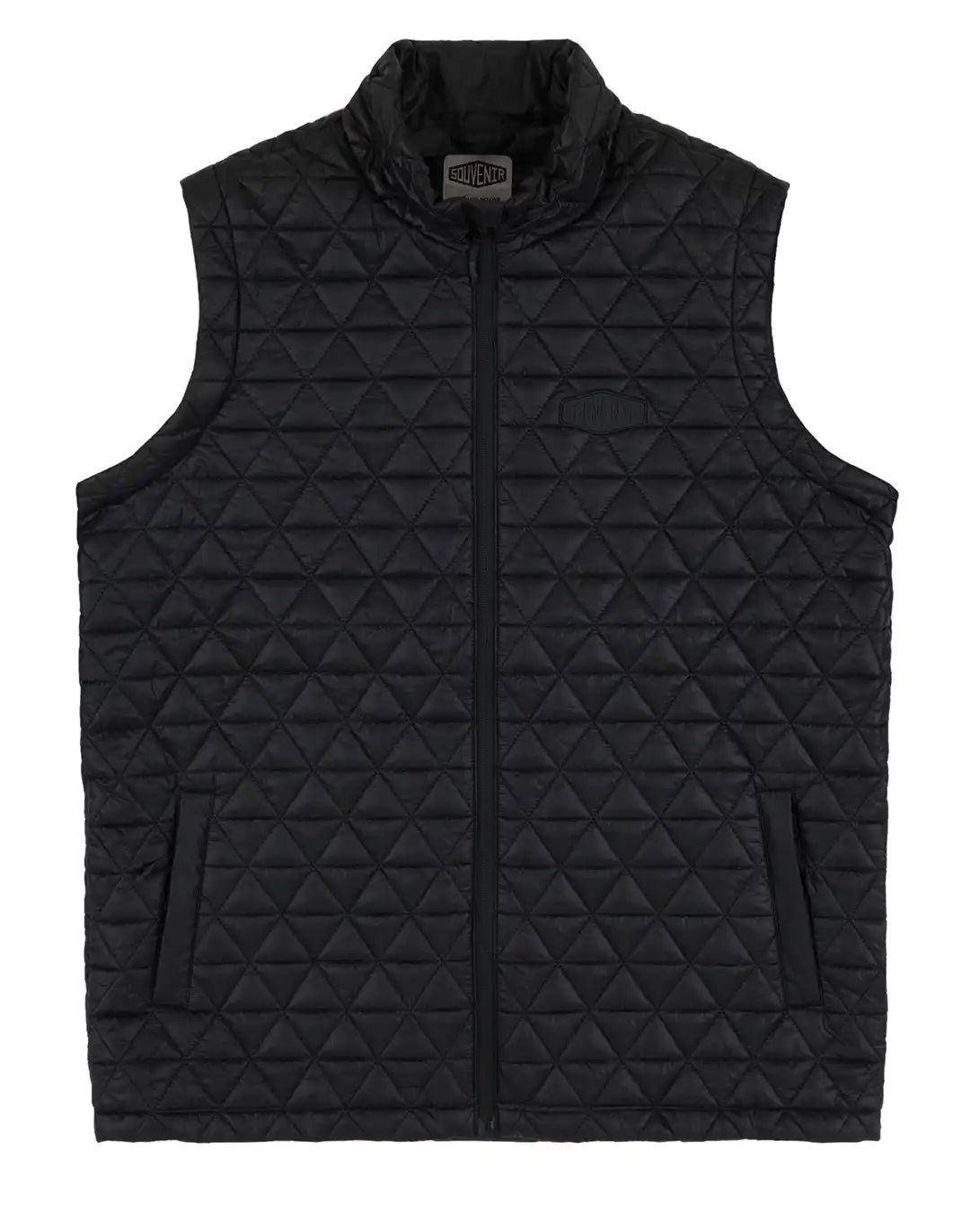 Convertible Micro Puffer Winter Jacket - Black