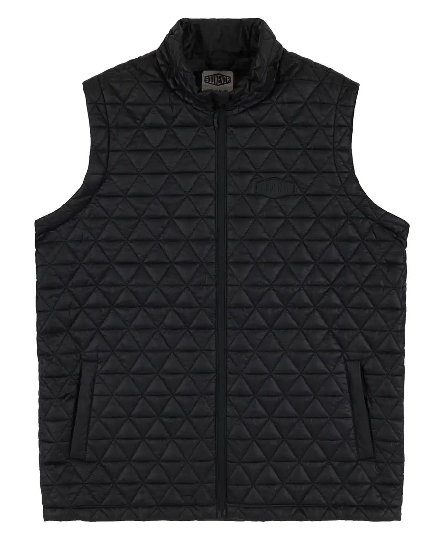 Convertible Micro Puffer Winter Jacket - Black