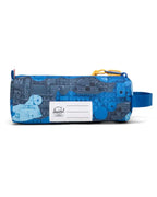 Lego Settlement Little Herschel Pencil Case - Abstract Bricks Blue