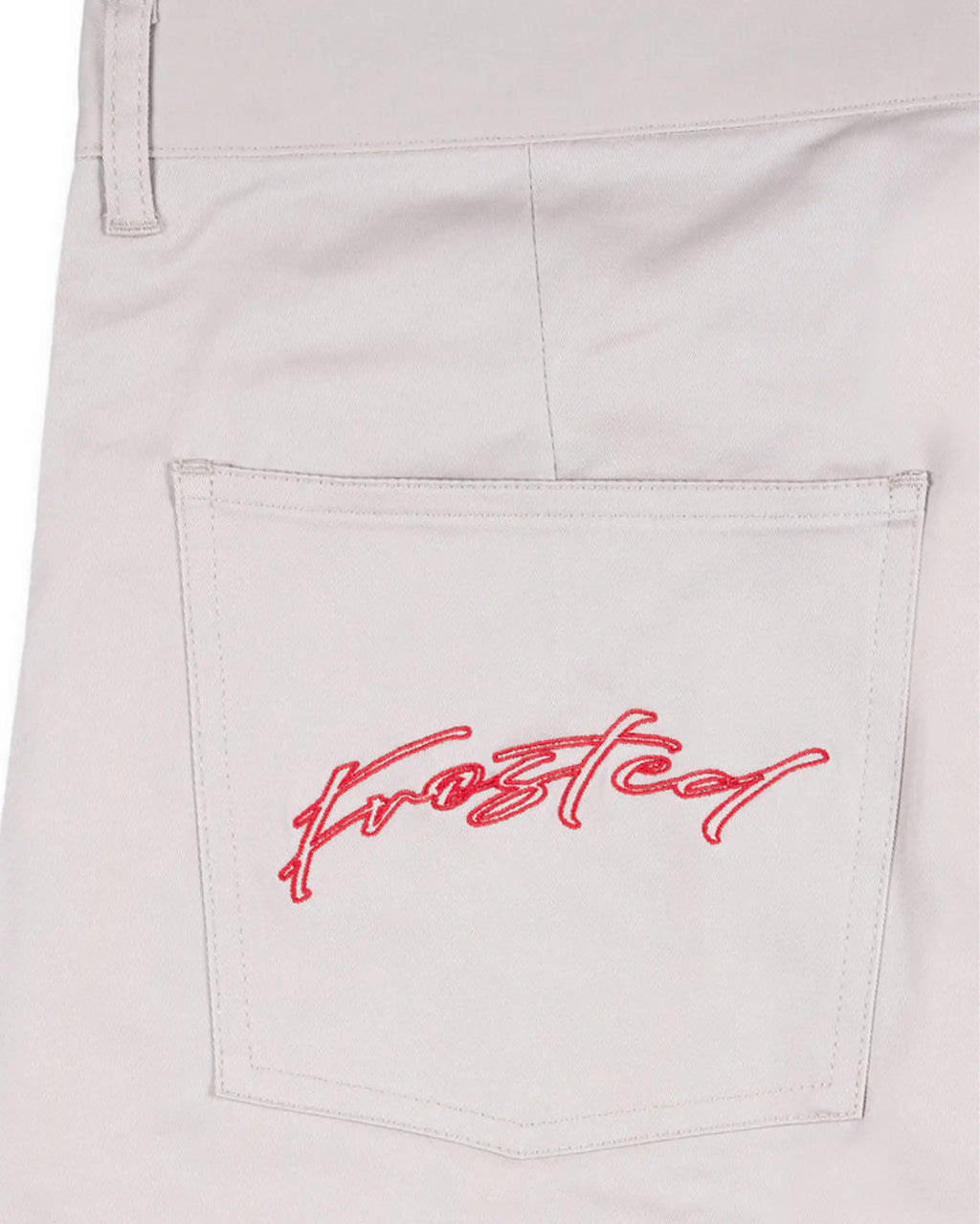 FROSTED Double Pleated Shorts - Light Grey – view 3