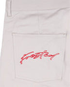 FROSTED Double Pleated Shorts - Light Grey – view 3